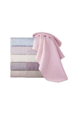 Menderes Home Cotton Collection Bukle El Havlusu Sarmaşık Mavi