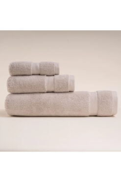 Penelope %100 Pamuk Havlu 30x50 Cm Taş Rengi - Noa Serisi