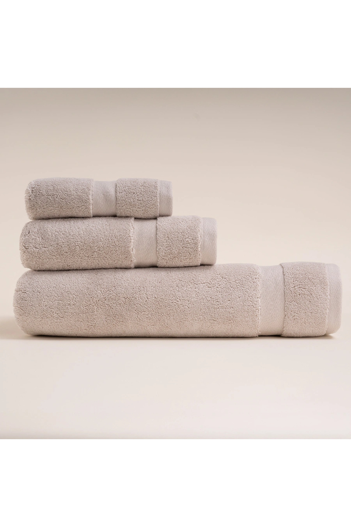 Penelope %100 Pamuk Havlu 30x50 Cm Taş Rengi - Noa Serisi
