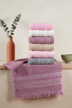 Cotonila Shiny 6'lı 50x90 cm El&Yüz Havlu Seti