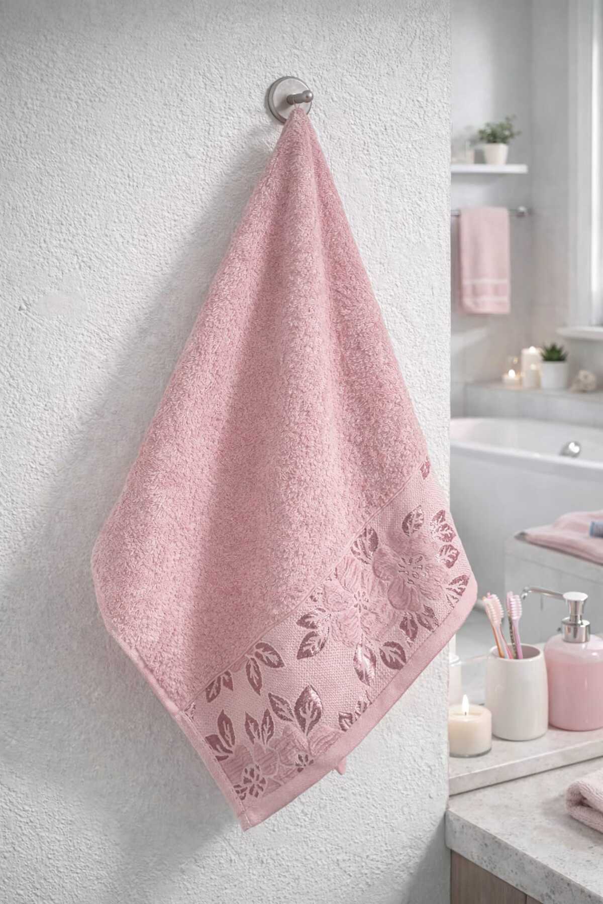 Mela Home Mine 50*90 cm 6'lı El ve Yüz Havlu Seti- Çeyizlik- Hediyelik - Mutfak %100 Pamuklu - Görsel 2