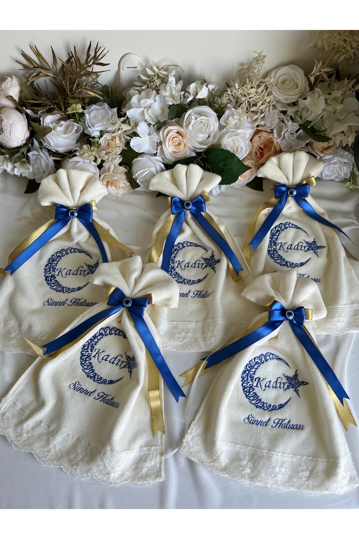 LE FANTASİA 1Adet - Nakışlı Konvoy Havlusu - Sünnet Konvoy Havlusu -50X30CM (Sipariş Sonrası İsmi Mesaj Atınız!) - Görsel 2