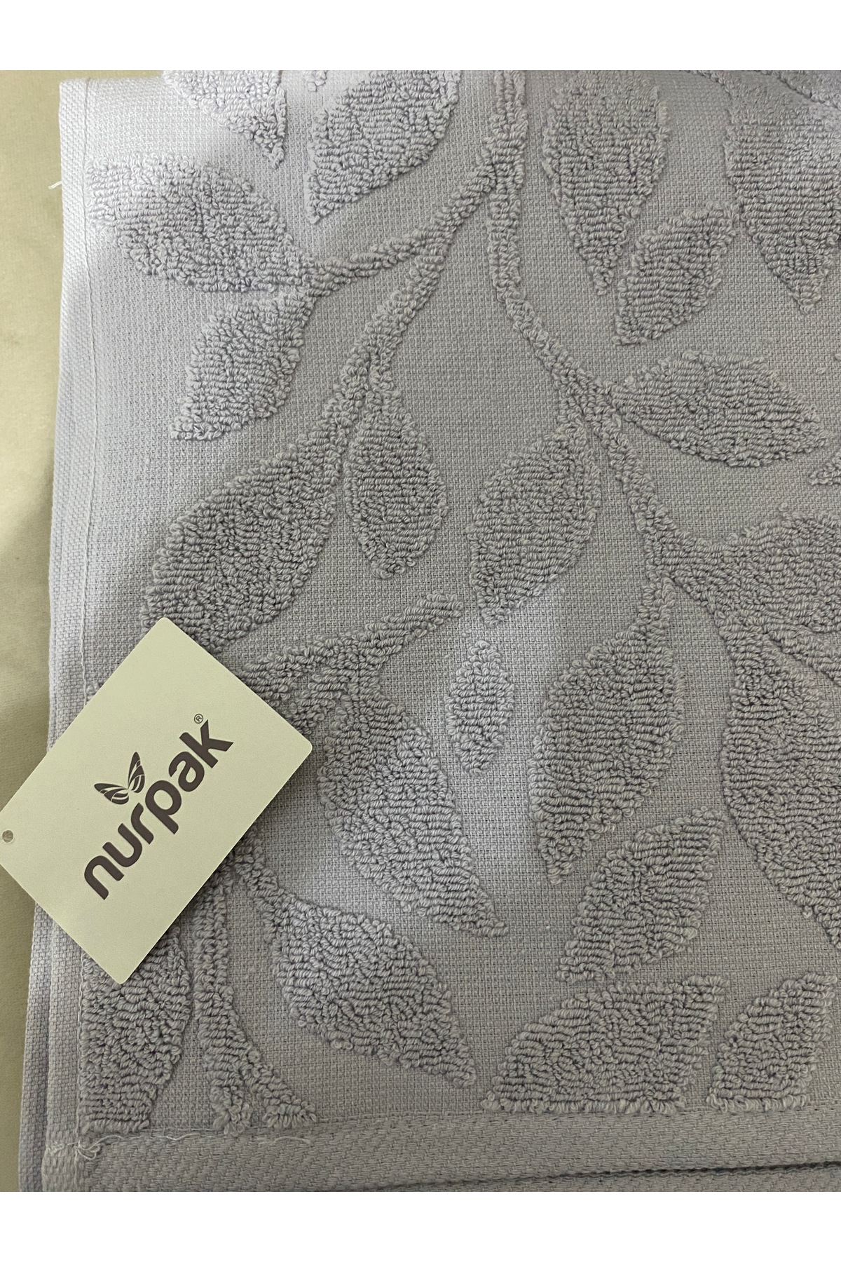 Nurpak 50x90 2'Lİ GRİ HAVLU SETİ