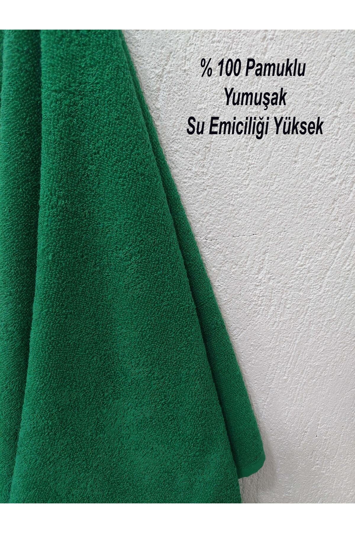 Mef Collection Yeşil Kuaför Havlusu 3'lü Set 50x90 cm | Berber Havlusu Sporcu Havlusu Baş Havlusu | Hızlı Kurur - Görsel 2