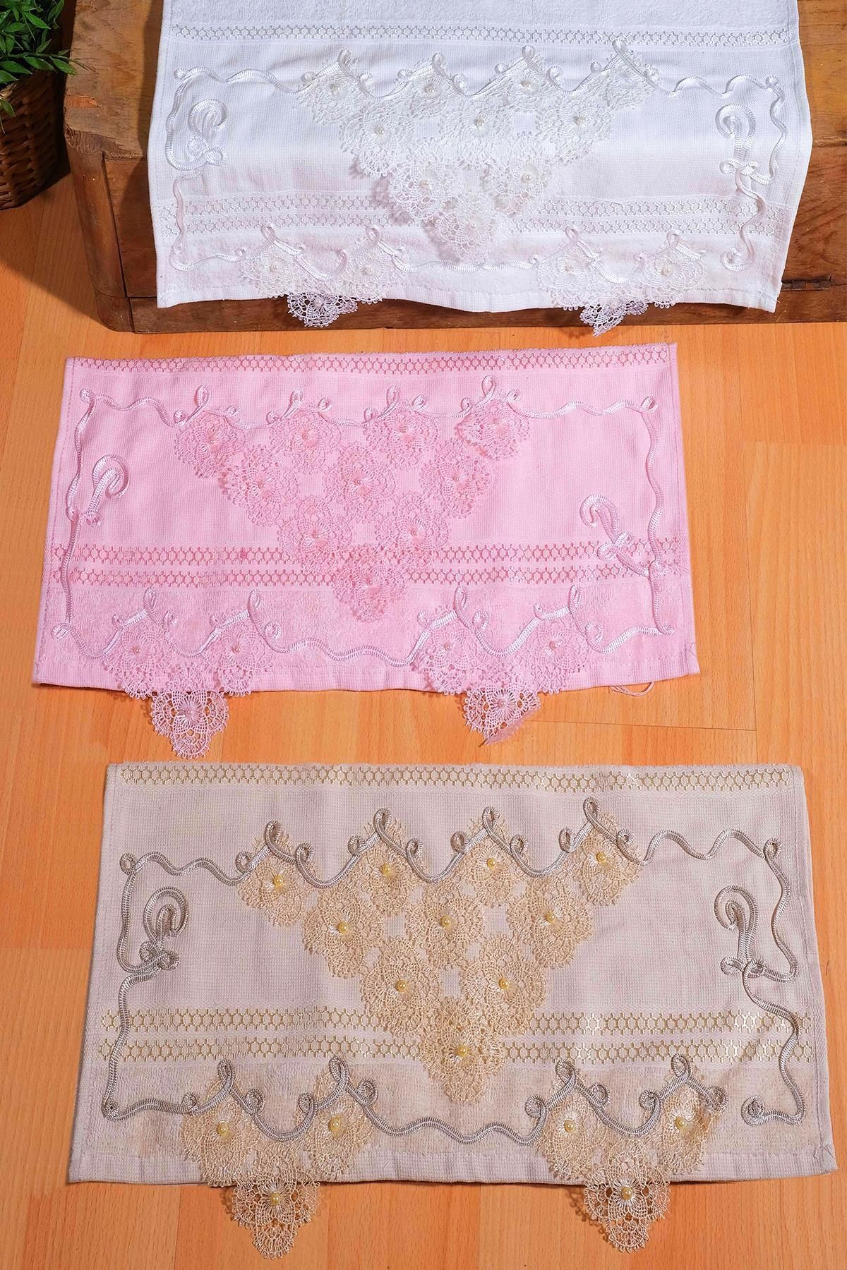 Comfort Home Carina 3 Parça El ve Yüz Havlu Seti | Baş Havlusu | 50x90 Cm | %100 Pamuk - Görsel 2