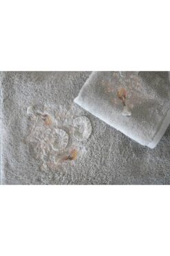 Home Sweet Home BOMONTİ HAVLU 90X150 KUŞ NAKIŞLI YEŞİL