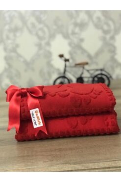 Özdilek Banyo Ayak Havlusu 2'li(Kırmızı)