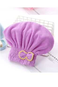 Kitchen Beauty Saç Kurutma Bonesi Kafa Havlusu Duş Bonesi Islak Saç Kurulama Bonesi Mikrofiber Tüm Saçlara Uyumlu