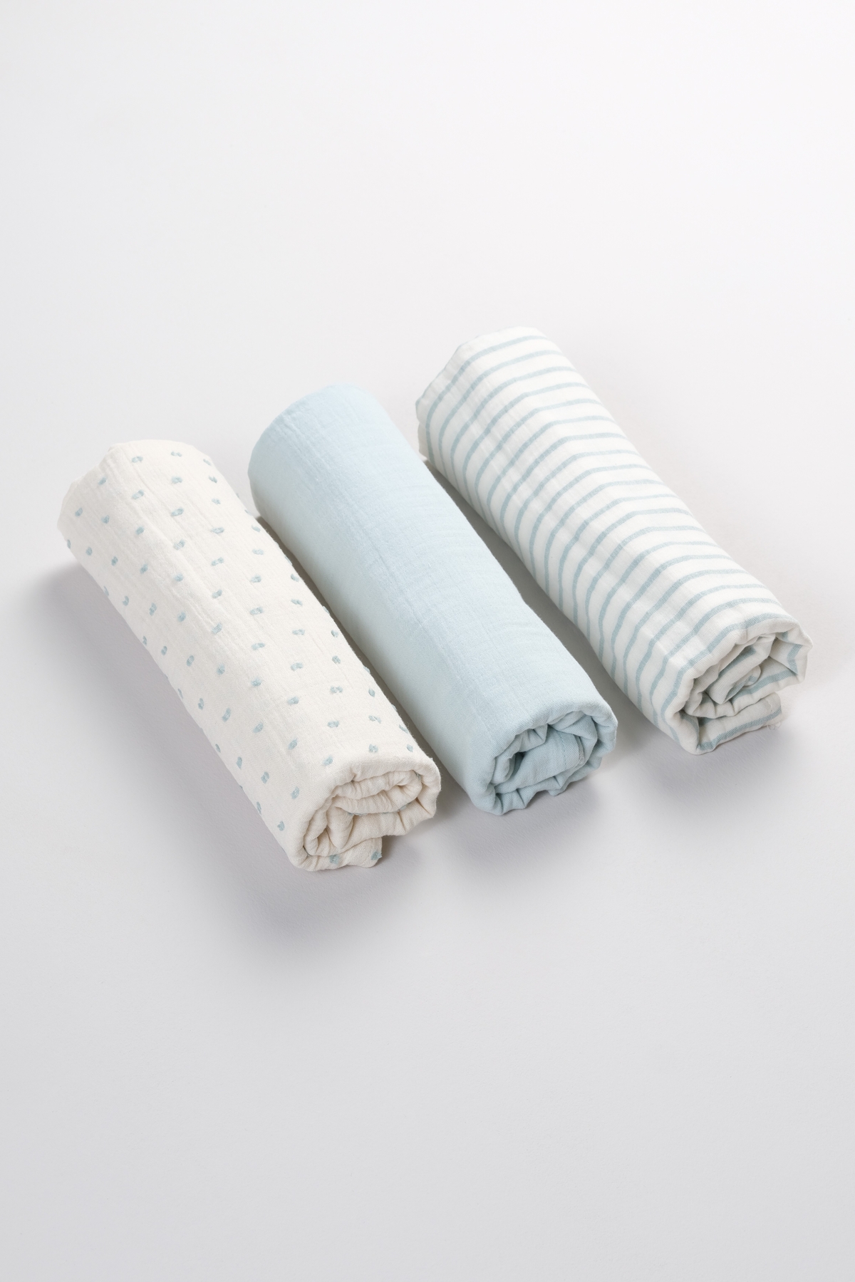 Bondberro Özel Kutulu 3 Adet 2 Katlı Müslin Örtü & Battaniye %100 Pamuklu Xl Boy 100 X 85 Cm ( Mint ) - Görsel 2