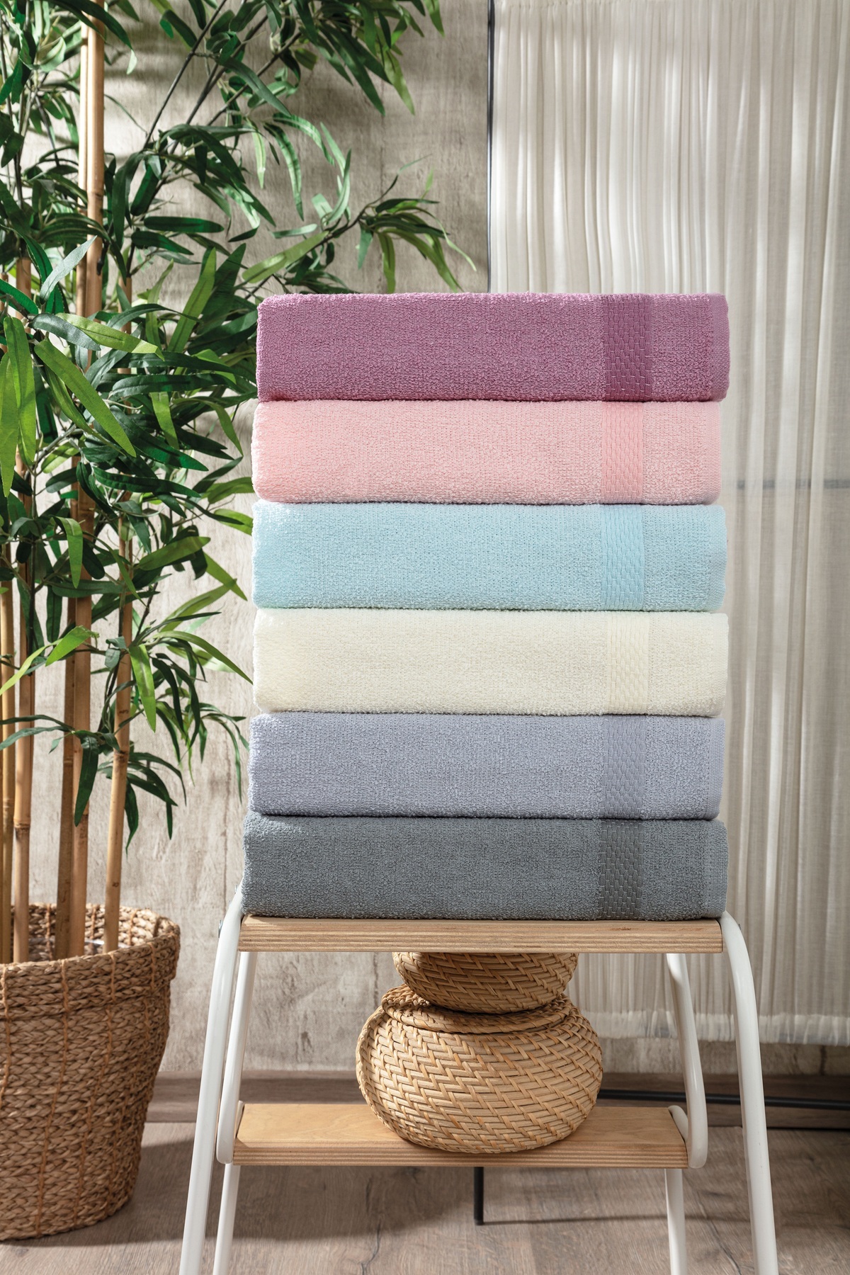 Pamira 40X70 MİRA 6 LÜ EL & YÜZ HAVLU SETİ - Görsel 2