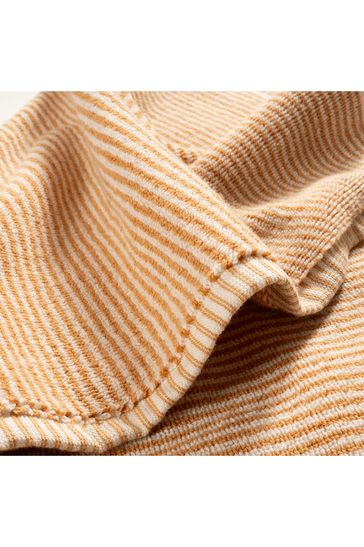 Zsa Zsa Zsu Solıd İplik Boyalı Çizgili Pamuk %100 Pamuk Ayak Havlusu 50x80 Cm Natürel - Tarçın - Görsel 3