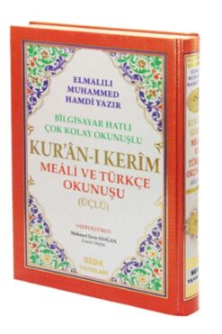 Seda Yayınları Orta Boy Üçlü Kuranı Kerim (arapça, Türkçe Okunuş Ve Türkçe Meali)