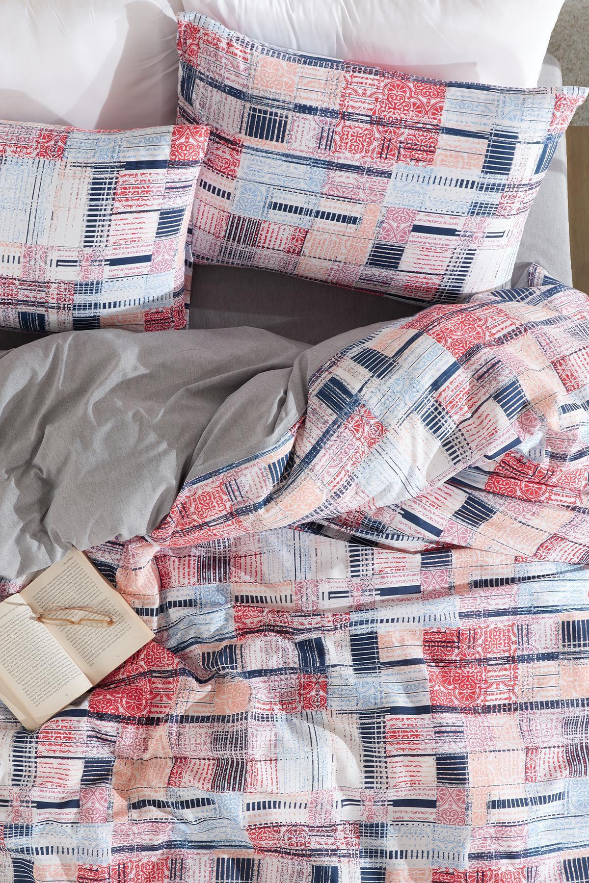 Zeynep Tekstil Pamuklu Tek Kişilik Nevresim Seti | Nevresim Ve Yastık Kılıfı | ÇARŞAFSIZ - Görsel 3