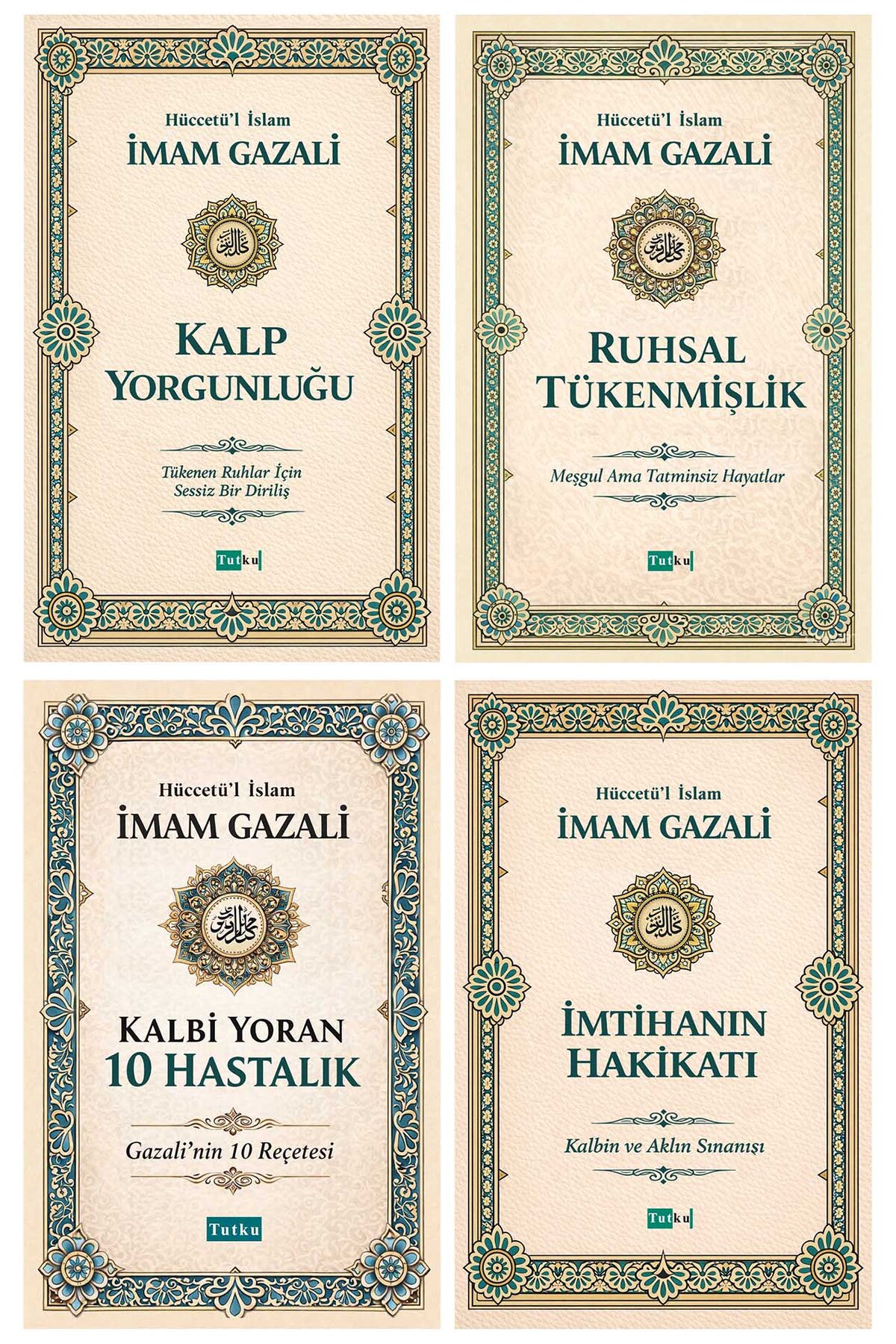 Tutku Yayınevi Gazali - 4 Kitap - İmam-ı Gazali - İslam - Tasavvuf