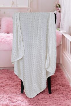 Lui Baby Nohut Bebek Battaniyesi Pamuklu Tek Kat Mevsimlik Ince Beyaz