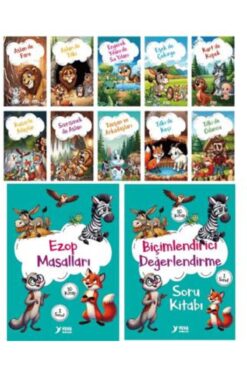 Yuva Yayınları 1. Sınıf Ezop Masalları (10 Kitap)