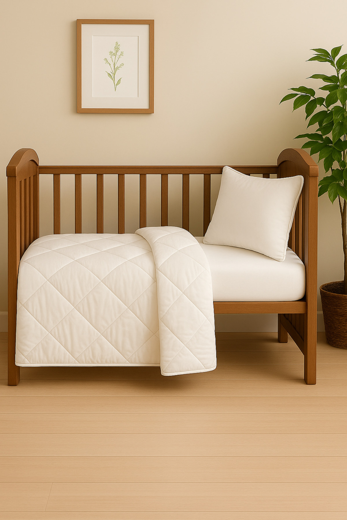 Madame Home BEBEK YORGANI VE YASTIGI YÜN MERİNOS KUZU YÜNÜ ORGANİK