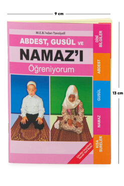 ihvan online Abdest, Gusül ve Namazı Öğreniyorum Kitabı - Cep Boy - Pembe - M.E.B Tavsiyelidir