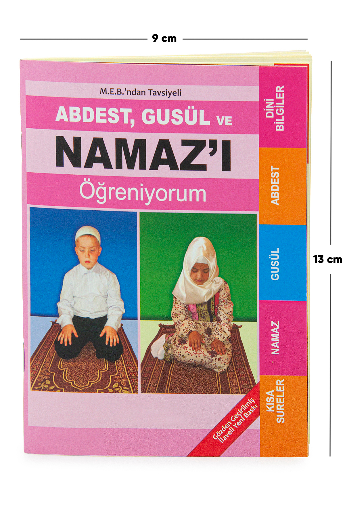 ihvan online Abdest, Gusül ve Namazı Öğreniyorum Kitabı - Cep Boy - Pembe - M.E.B Tavsiyelidir
