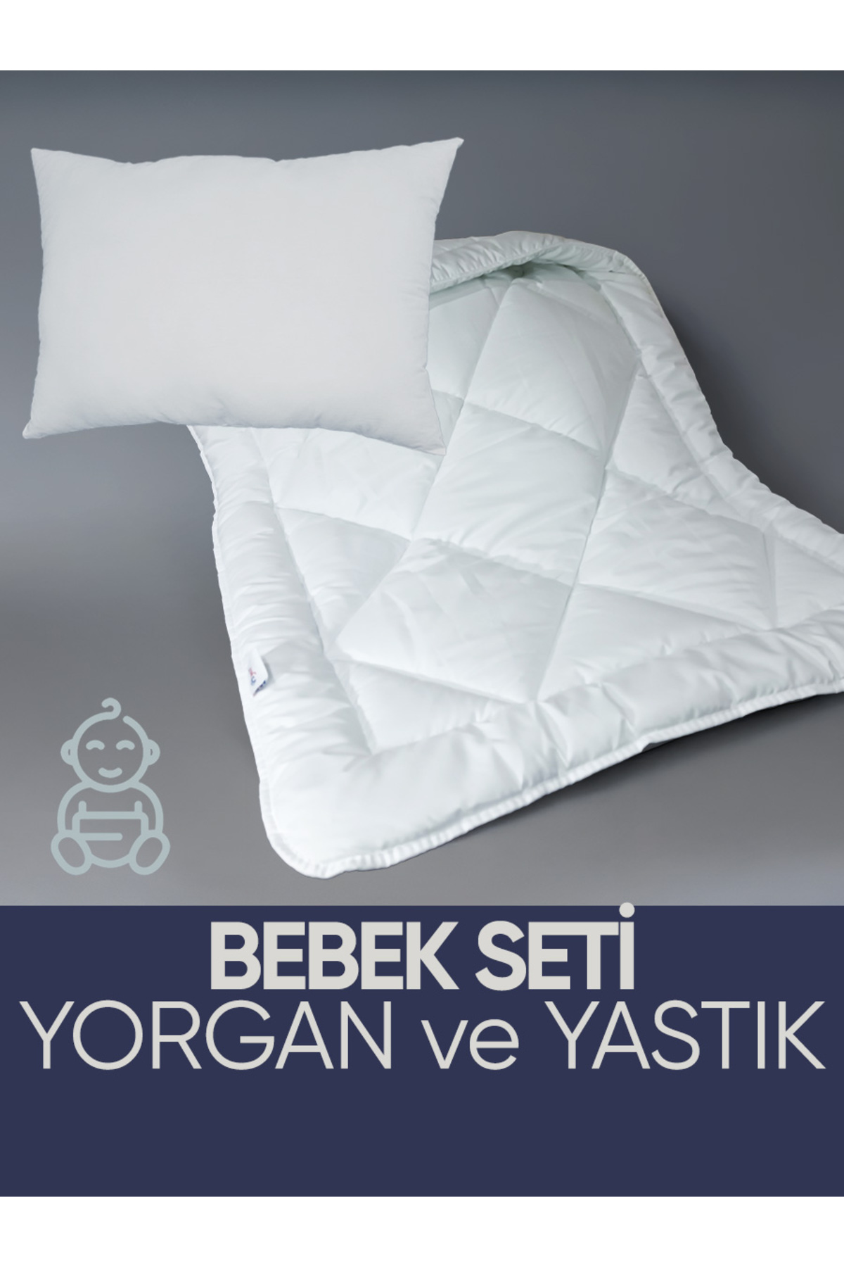 Piyes Home Bebek Yorgan Ve Yastık Set