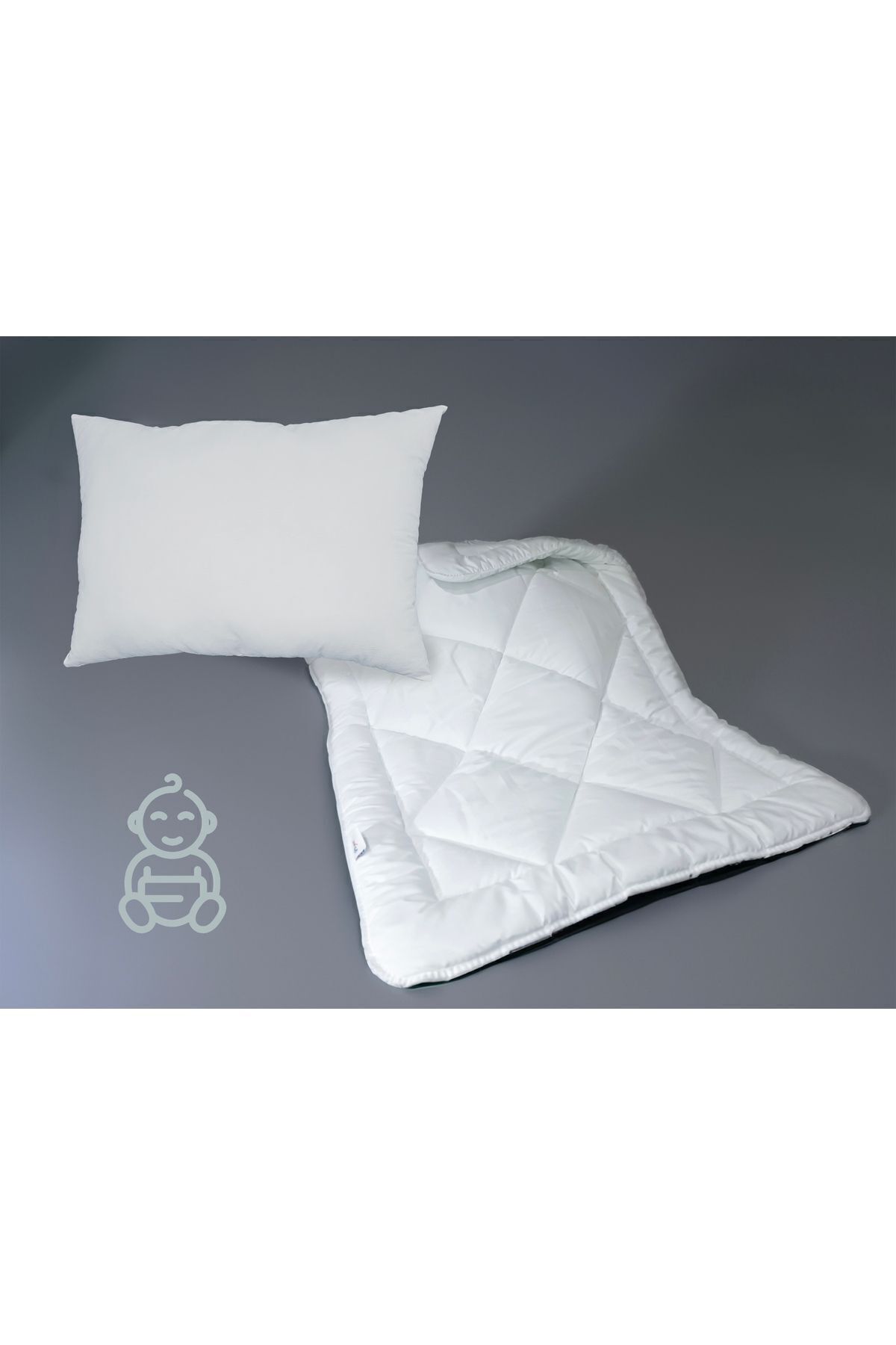 Piyes Home Bebek Yorgan Ve Yastık Set - Görsel 2