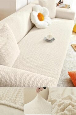 ARİFE HOME koltuk örtüsü tuğla desen koltuk kılıfı esnek yıkanabilir 3 kişilik bir adet sofa cover