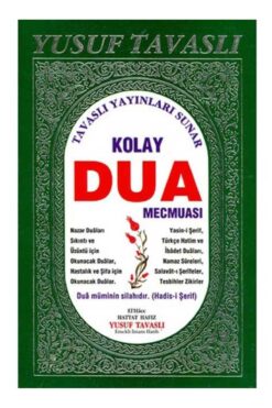 Tavaslı Yayınları Kolay Dua Mecmuası Tavaslı