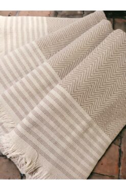 ŞENER HOME Eko (3.3.1.1) Buldan Bezi Battal Boy Pamuklu Kanepe-çekyat Örtüsü-koltuk Takımı Vizon