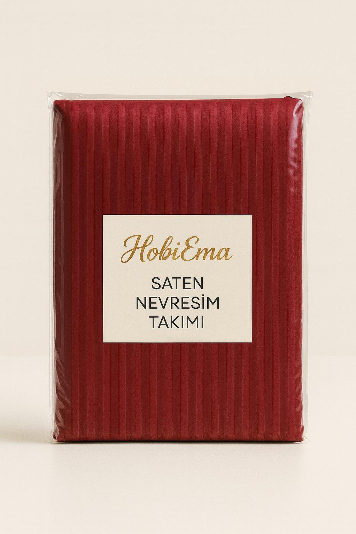HOBİEMA Pamuk Saten Çift Kişilik Nevresim Takımı - Görsel 3