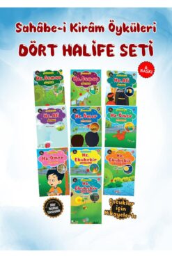 Çağdaş Kitap Sahabe-i Kiram Öyküleri Dört Halife Seti(1O Kitap Set)Çocuk Gelişim uzmanı Diler Yeşilbaş Tavsiyeli