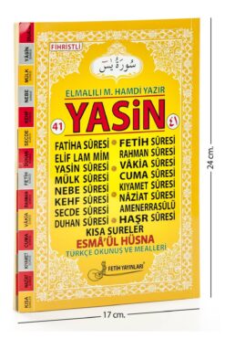 Fetih Yayınları 41 Yasin Kitabı - Orta Boy - 128 Sayfa - - Mevlid Hediyeliği