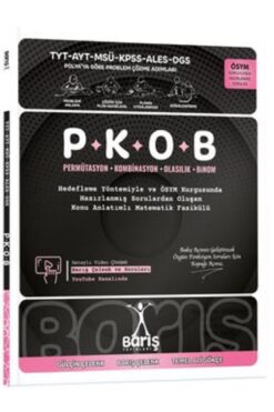 Barış Yayınları Matematik Permütasyon Kombinasyon Olasılık Fasikülleri