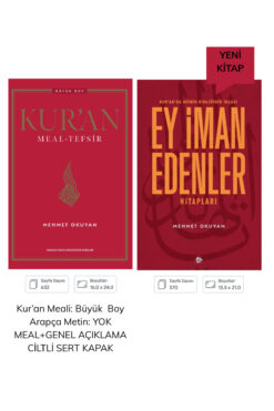Düşün Yayıncılık Mehmet Okuyan Kuran Meali Büyük Boy-Ey İman Edenler