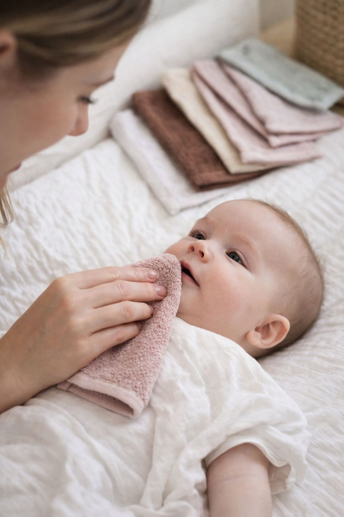 TEXTİLES MAGİC LAMP 7'li Çok Amaçlı Bambu Mini Havlu Seti - Bebek, Mutfak ve Temizlik Havlusu 20 X 20 cm - Görsel 3