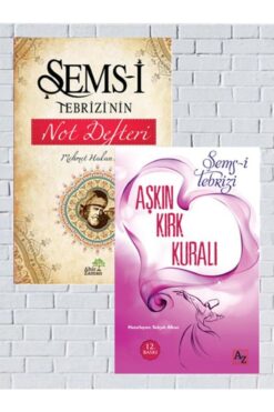 Az Kitap Tasavvuf Yolu Kitapları 2 - Aşkın Kırk Kuralı&Şems Tebrizi
