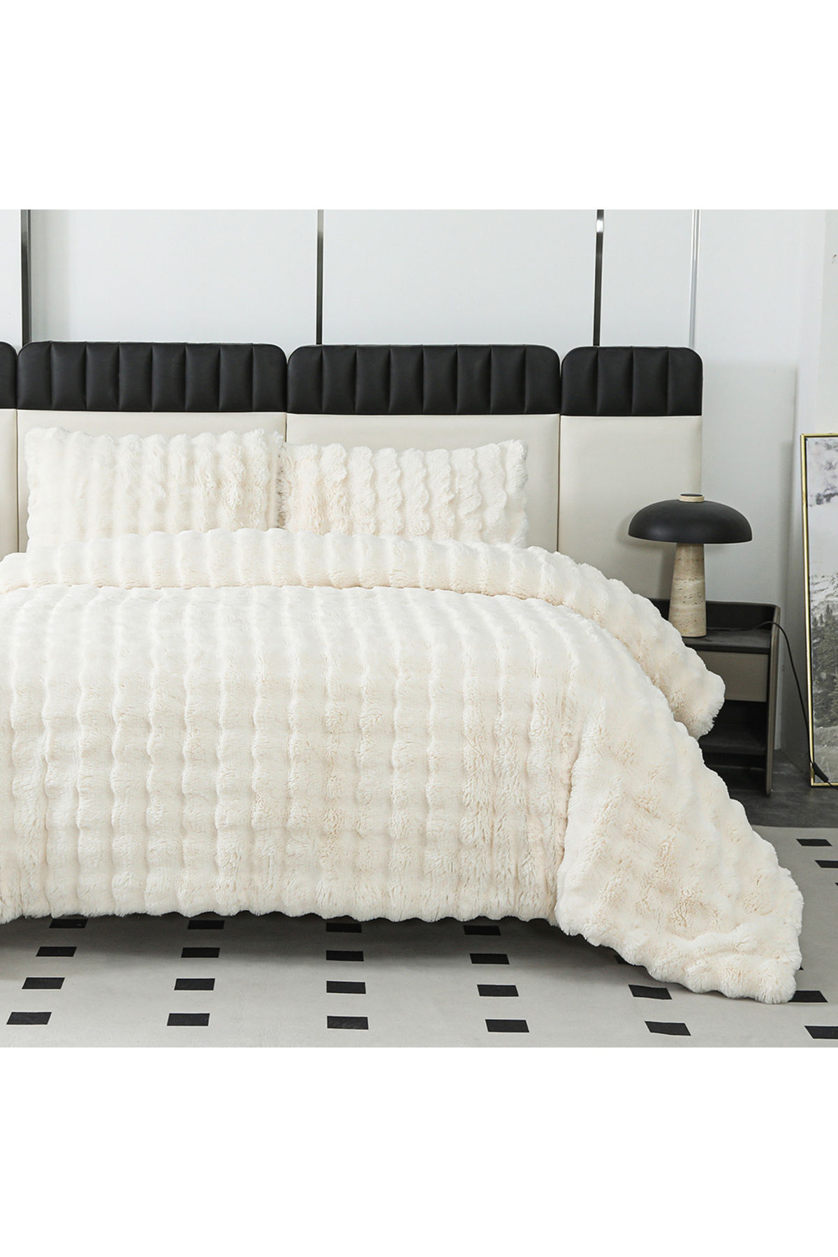 Bottega Home Loria Pelüş Yatak Örtüsü - Görsel 3