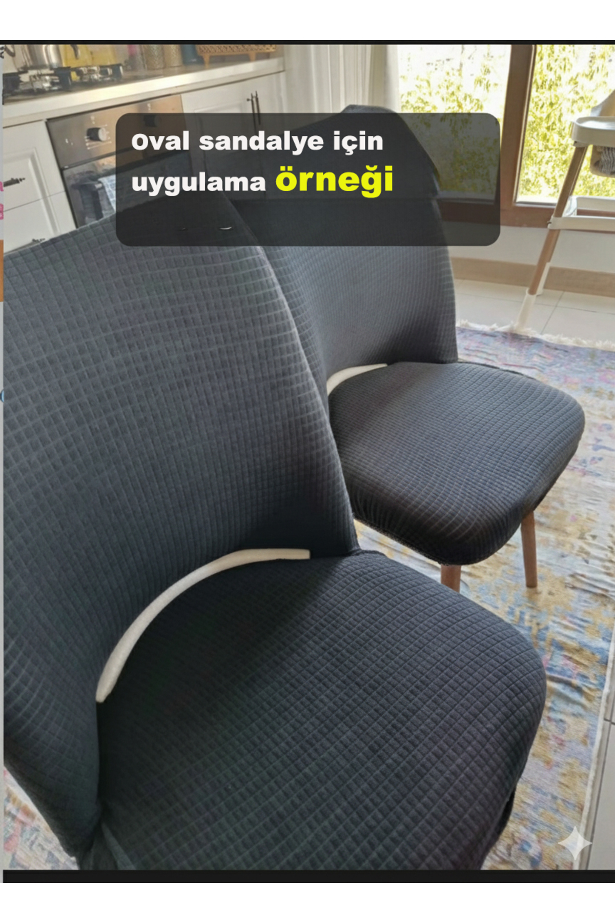 TUCHMALL 22 Adet Sünger Çubuk Koltuk Örtüsü Koltuk Kılıfı Oval Sandalye Örtüsü Sıkıştırma Aparatı - Görsel 3