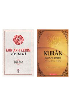 Yüzleşme Yayınları Kur'an'ı Kerim Yüce Meali - Kur'an Bana Ne Diyor? Açıklamalı Meal 2 Kitap Set