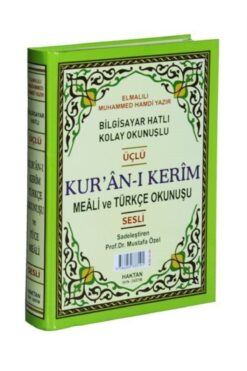 Haktan Yayın Dağıtım Kur'an-ı Kerim (bilgisayar Hatlı, Sesli) (rahle Boy) (mealli Ve Türkçe Okunuşlu) (kod: H-59)
