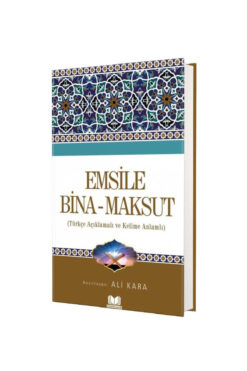 Kitap Kalbi Yayıncılık Emsile Bina - Maksud