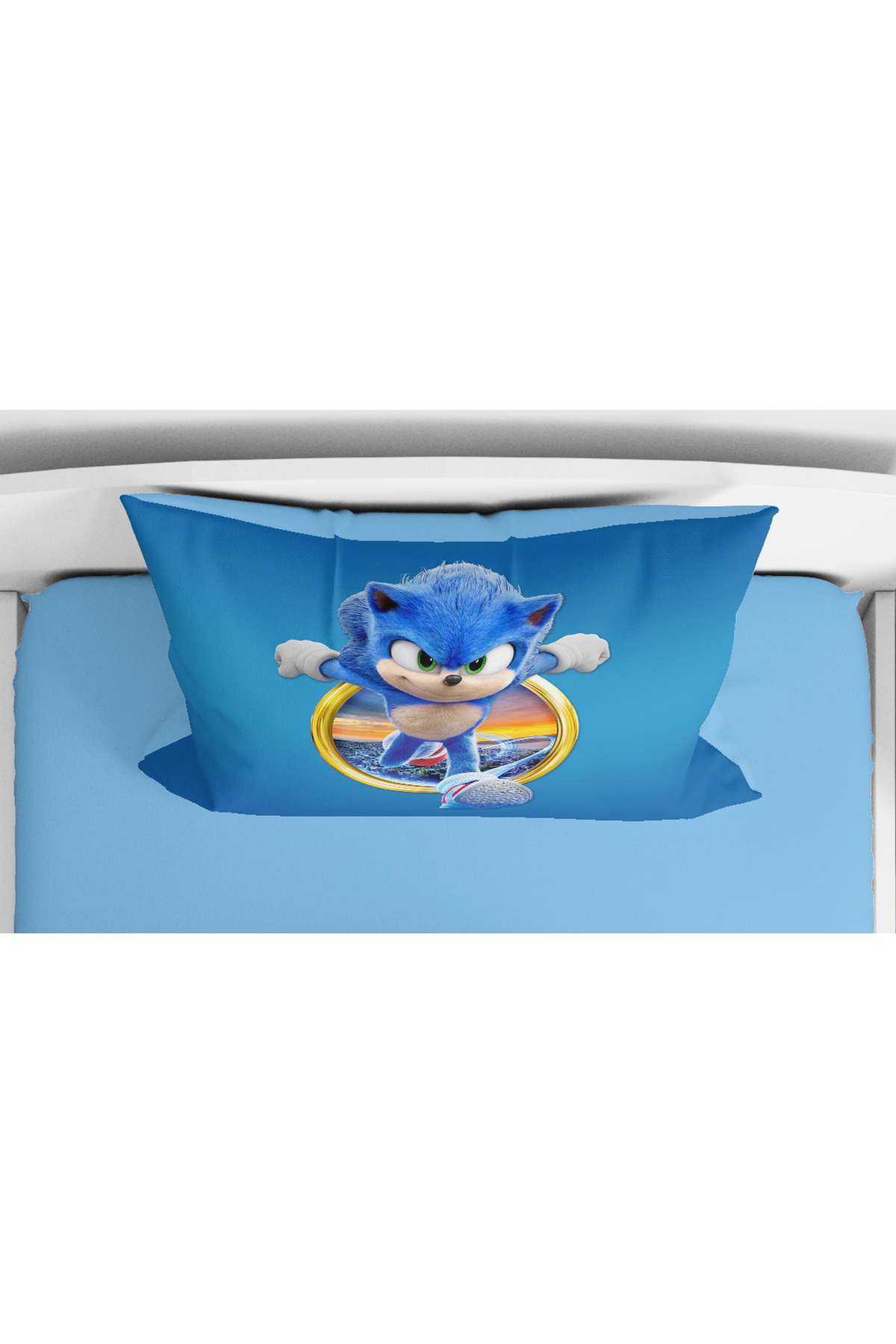 Erays Home Sonic 3d Dijital Baskılı Tek Kişilik Erkek Çocuk Nevresim Takımı Genç Nevresim Takımı - Görsel 3