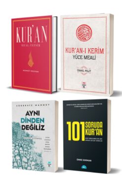 Yüzleşme Yayınları Kur'an Meal Tefsir & Kur'an'ı Kerim Yüce Meali & Aynı Dinden Değiliz & 101 Soruda Kur'an