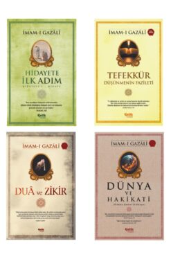 Çelik Yayınevi Gazali Seti Hidayete Ilk Adım-dua Ve Zikir-dünya Ve Hakikati-tefekkür Düşünmenin Fazileti 4'lü Set