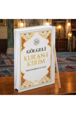 Seda Yayınları Kuranı Kerim Gölgeli Kalemle Yazılabilen Orta Boy Gölgeli Kuranı Kerim beyaz