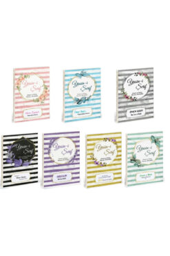 luxurianthome Mevlüt Mermer Desen Isim Etiketli Yasin Kitabı 50 Adet 7 Renk