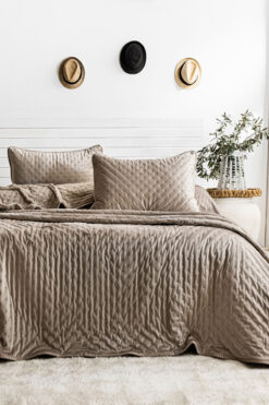 Elart Porto Flame Yatak Örtüsü Çift Kişilik (240x260 cm) Bej