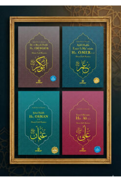 Ensar Neşriyat Dört Halife Seti (Hz. Ebubekir - Hz. Ömer - Hz. Osman - Hz. Ali) - Ahmet Lütfi Kazancı ( 4 Kitap )