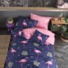 Pamuxu Home Tek Kişilik Nevresim Takımı Flamingo