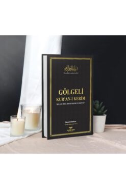 Furkan Neşriyat Gölgeli Kuranı Kerim ve Yazı Mushafı - Hafızlar için Arapça El Yazısı Pratik Kitabı Siyah