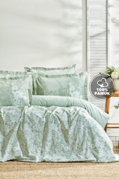 Yataş Andressa Ranforce Çift Kişilik Nevresim Takımı - Adaçayı